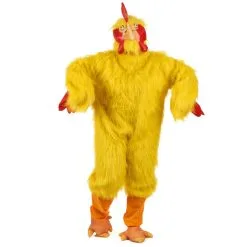 Costume Intégral De Poulet Jaune Pour Adulte