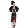 Costume Kimono Long Noir De Chinoise Pour Fille