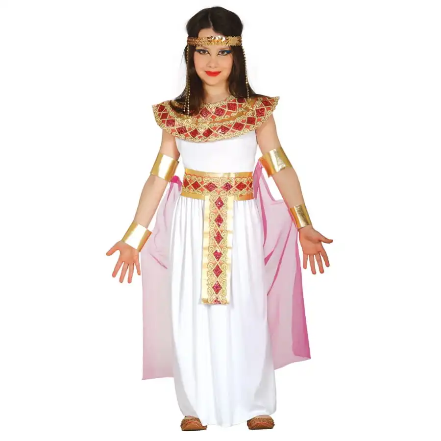 Costume Or Et Rose D'égyptienne Pour Enfant