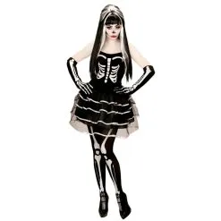 Costume Squelette En Tutu Bouffant Pour Femme