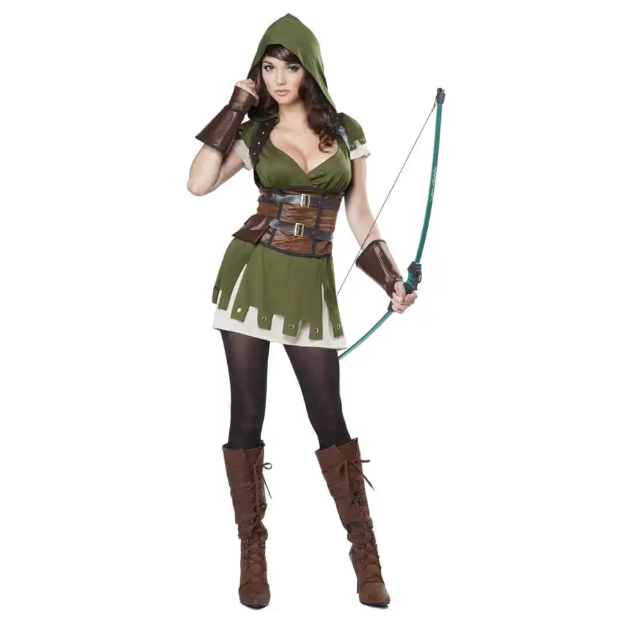 Costume Vert De Femme Archer