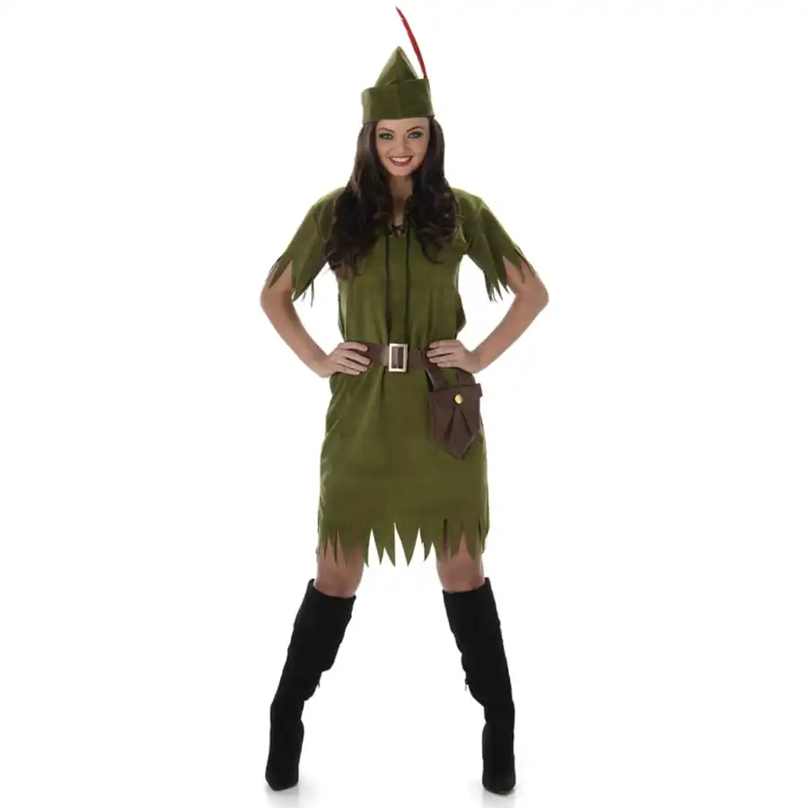 Costume Vert Kaki De Femme Des Bois