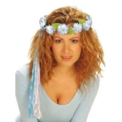 Couronne De Fleurs Bleues