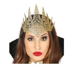 Couronne En Pointe De Reine Dorée