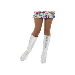 Couvre Bottes Disco Argentées