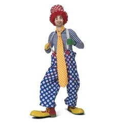 Cravate De Clown Géante Jaune à Carreaux Oranges