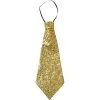 Cravate Paillette Or