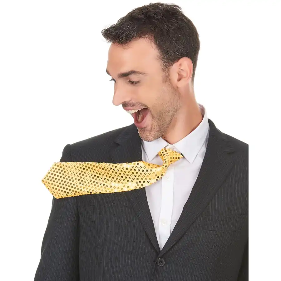 Cravate Recouverte De Sequins – Image 4