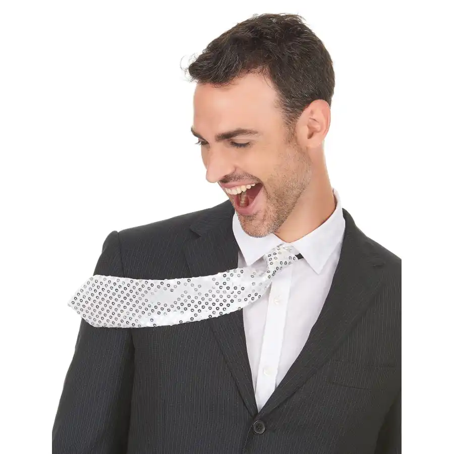 Cravate Recouverte De Sequins – Image 5