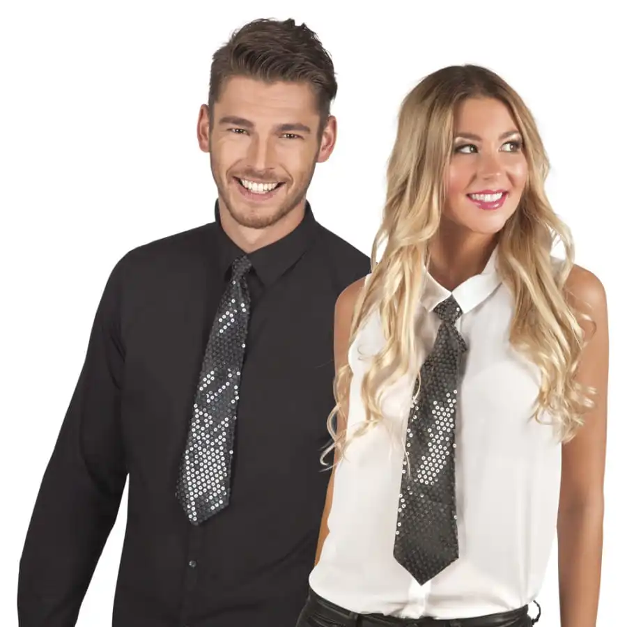 Cravate Recouverte De Sequins – Image 6
