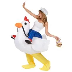 Déguisement à Dos De Poulet Gonflable