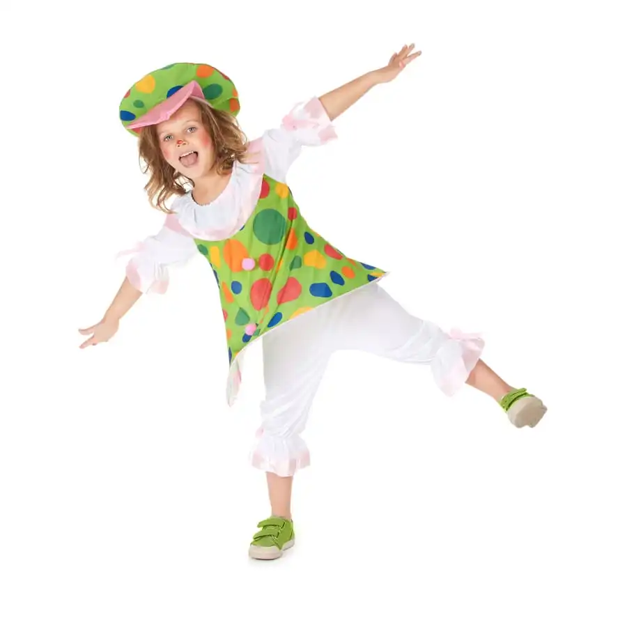 Déguisement De Clown En Jupette Pour Fillette – Image 2