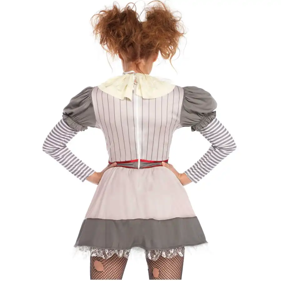Déguisement De Clown Terrifiant Vintage Pour Femme – Image 2