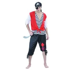 Déguisement De Corsaire Ligné Pour Adulte