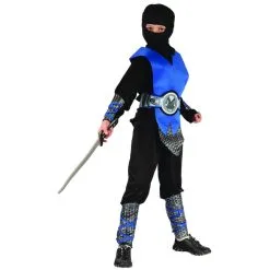 Déguisement De Ninja Bleu Pour Enfant