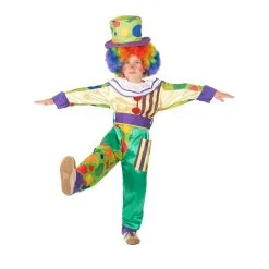 Déguisement De Petit Clown Multicolore à Motifs