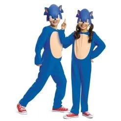 Déguisement De Sonic Avec Masque, Enfant
