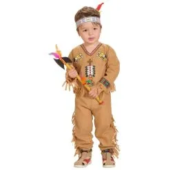 Déguisement De Tout Petit Indien Marron