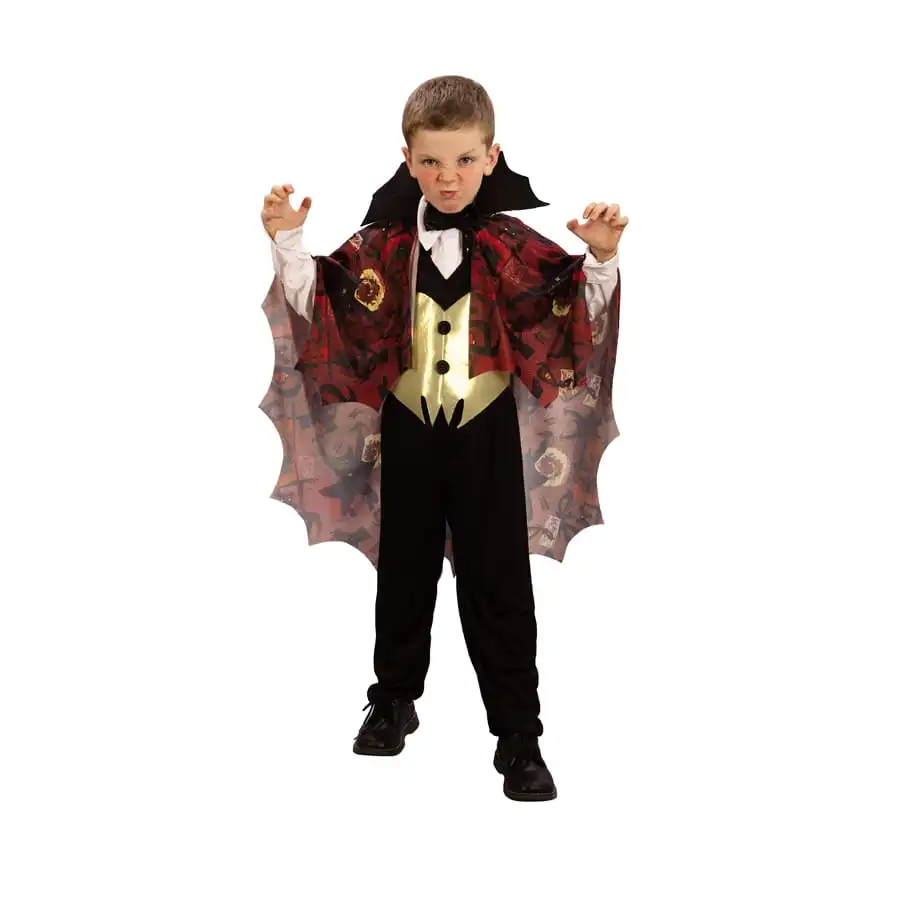 Déguisement De Vampire Pour Enfant, Avec Cape