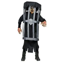 Déguisement De Zombie Enfermé Dans Une Cage