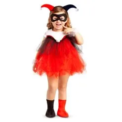 Déguisement En Tulle Rouge De Bébé Arlequine