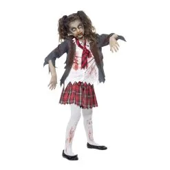 Déguisement étudiante Zombie, Pour Enfant