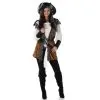 Déguisement Gilet Marron De Femme Pirate