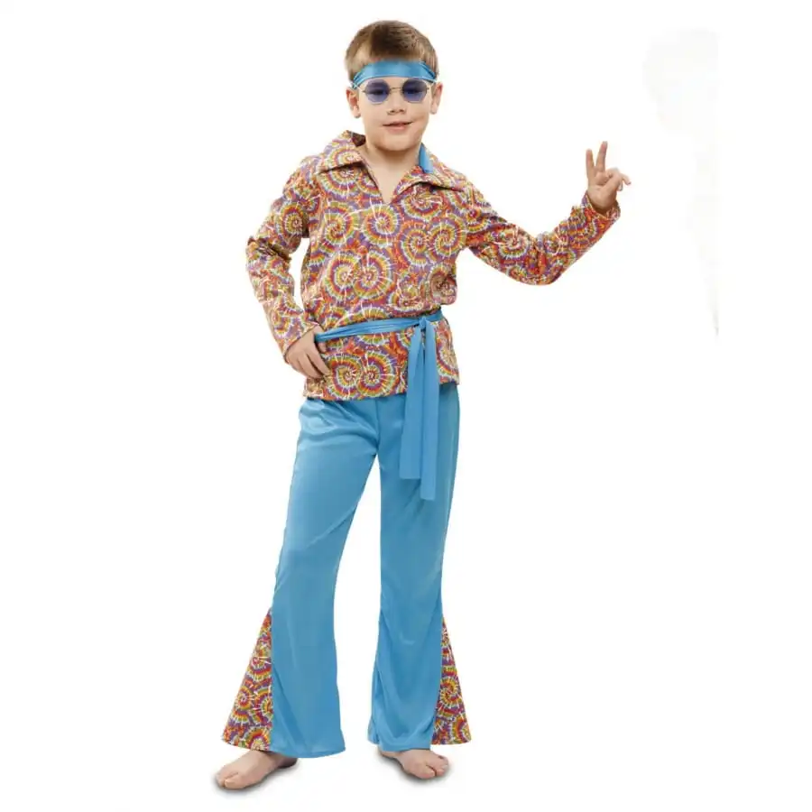 Déguisement Hippie Pour Garçon, Motifs Tie And Dye