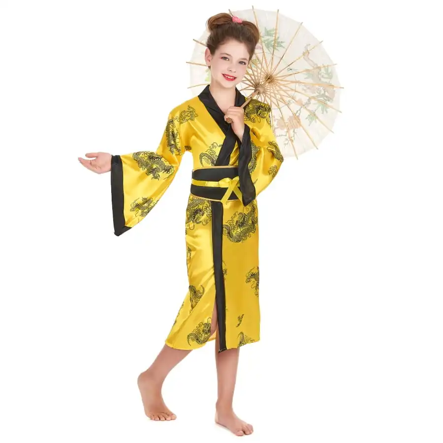 Déguisement Jaune De Petite Chinoise – Image 2