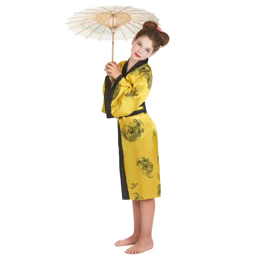 Déguisement Jaune De Petite Chinoise – Image 3