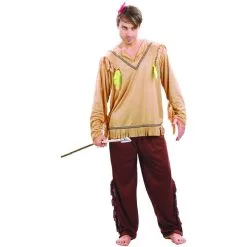 Déguisement Marron D'indien Pour Adulte