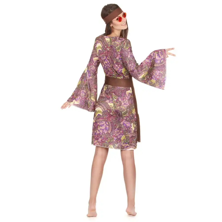 Déguisement Mi-long De Femme Hippie – Image 3
