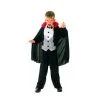 Déguisement Noir à Col Rouge De Vampire, Enfant