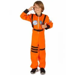 Déguisement Orange D'astronaute Pour Enfant
