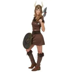 Déguisement Robe Courte De Femme Viking