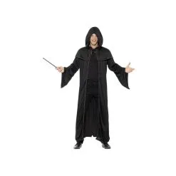 Déguisement Robe De Sorcier Noir Pour Adulte