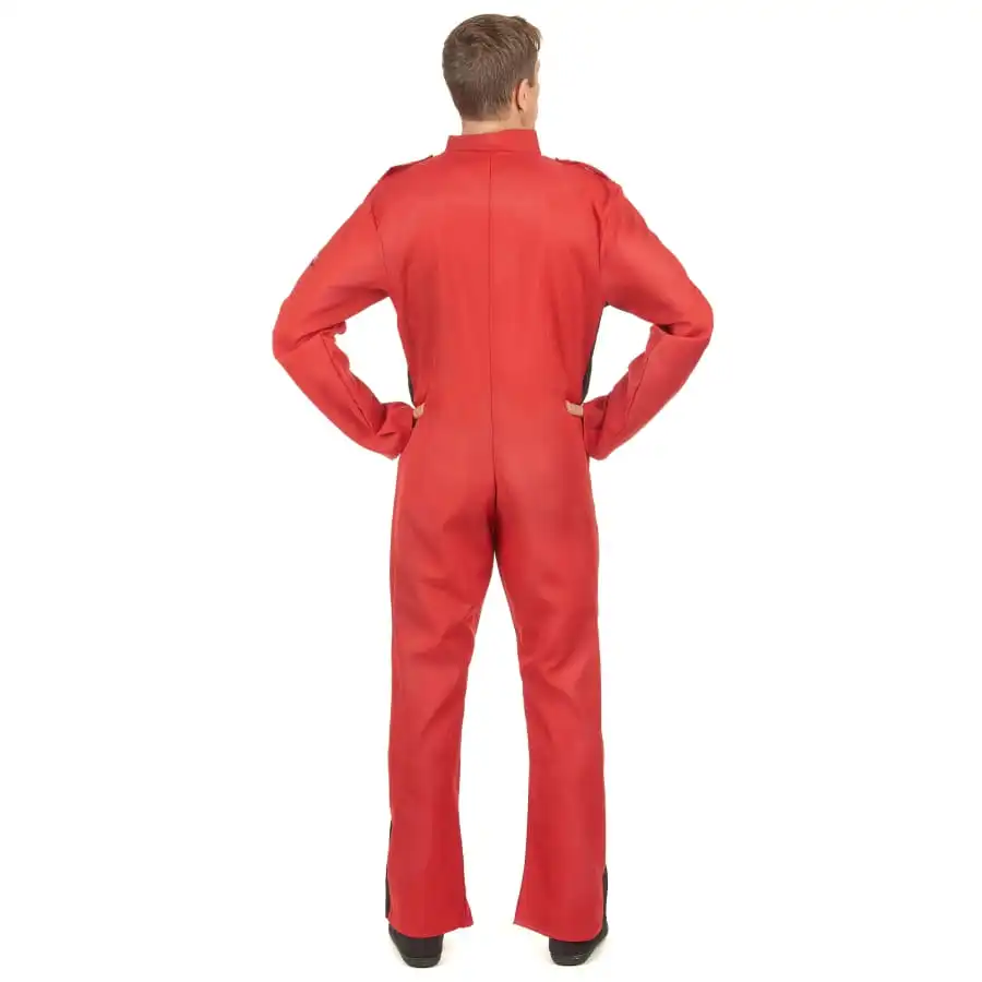 Déguisement Rouge De Pilote De Course Pour Homme – Image 3