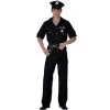 Déguisement Uniforme De Police Noir Pour Adulte