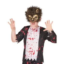 Demi-masque De Loup Garou Pour Enfant