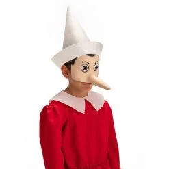 Demi Masque De Pinocchio Pour Adulte