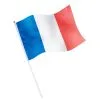 Drapeau France De Supporter, 30x46 Cm