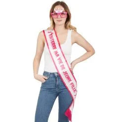 Echarpe J'enterre Ma Vie De Jeune Fille Blanc Rose