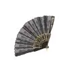 Elegant éventail Noir Et Doré