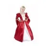 Elégante Robe Rouge Médiévale Pour Fillette