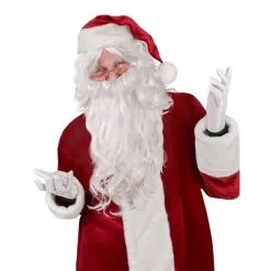 Ensemble Barbe Perruque De Papa Noel