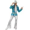 Ensemble Disco Bleu Brillant Pour Homme