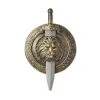 Epée Et Bouclier De Gladiateur Bronze