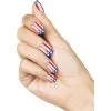 Faux Ongles Drapeau USA