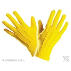 Gants Jaunes En Polyester De Qualité Supérieure