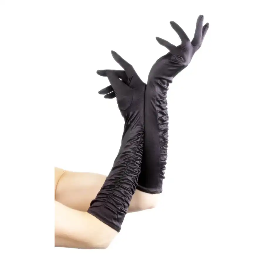 Gants Long Noir Femme Séductrice